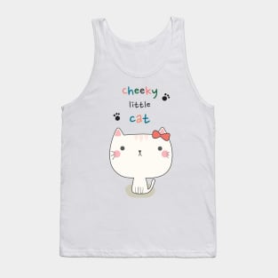 Cute cat Tank Top